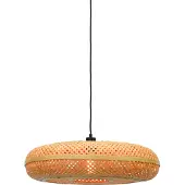 Good&Mojo Bamboe LED Hanglamp Palawan | 1X E27 Max 40W | Natural/Black