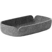 Muuto Restore Dienblad Grey Mélange | 28 x 15.5 CM | 11 x 6.1"