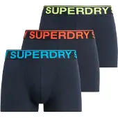 Superdry Boxershorts nachtblauw / aqua / lichtgroen / oranjerood