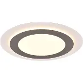 TRIO Ronde design plafondlamp Morgan nikkel