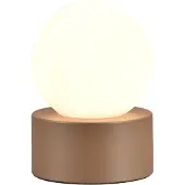 TRIO Leuchten bureaulamp Countess, wit, metaal/glas