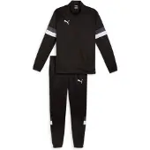 Puma Trainingspak 'TeamRise' donkergrijs / zwart / wit