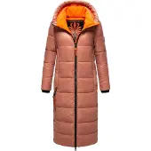 NAVAHOO Wintermantel lichtbruin / oranje