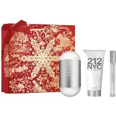 Carolina Herrera 212 Woman set: eau de toilette spray (100 ml) + body lotion (100 ml) + mini eau de toilette (10 ml)