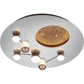 TRIO Design plafondlamp Zodiac grijs