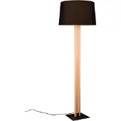 TRIO Vloerlamp Rahul design zwart met hout