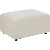 Beliani KOHLO - Ottomaan - Lichtbeige - Polyester