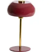 Light & Living Tafellamp Surin Ø 23cm Glans Bordeaux Met Goud