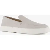 Van Beers suede heren instappers lichtgrijs maat 46