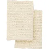 Meraki Vaatdoek Beige 30x30 cm - 2 stuks