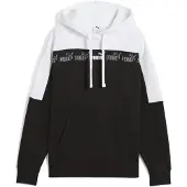 Puma Sweatshirt 'Around The Block' zwart / wit