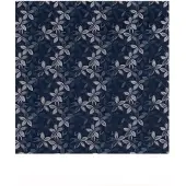Tresanti | EVANDER | Zijden pochet jasmijn | Navy