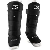 Joya Joyagear Velcro Scheenbeschermers - Katoen - Zwart - XL