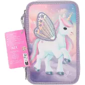 Ylvi & the Minimoomis - Triple Pencil Case With Appliquéd Wing - (0413417)