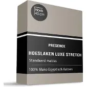 Presence Hoeslaken - Mako Jersey Katoen - Taupe 100/120 x 200/210/220