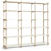 HAY Woody plank Eiken-almond white, hoog