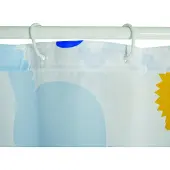MSV Douchegordijn - Waterdicht en Antibacterieel Douchegordijn van 100% Polyester - Schimmelwerend met Oeko-Tex Certificering