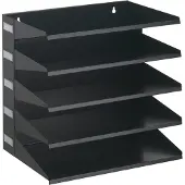 Durable Opslag van documenten, Opbergmand, DIN A4, staal, naar keuze 5 of 8 vakken (A4)