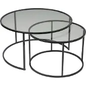 Skye Decor Salontafel, Tokio - Zwart (80 x 80 x 45 cm)