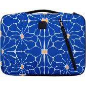 Exacompta laptophoes Sleeve 13-14 inch Flower, gewatteerd, hoekbescherming, uitschuifbaar handvat, voorvak, gerecycled