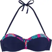 LASCANA Bikinitop navy / turquoise / donkerblauw / donkerroze