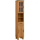 Notio Living Alby-Hoge Kast - Gebeitst Grenen