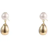 Go Dutch Label Oorknoppen Pearl Drop Goud