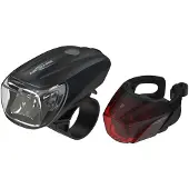 Ansmann fietsverlichtingsset | Micro-USB | Wit/Rood