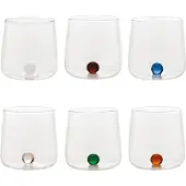 Zafferano Bilia Water glazen - Mixed - 6 Stuks