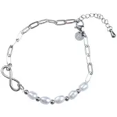 Go Dutch Label Armband (Sieraad) Armband Infinity Pearls Zilver