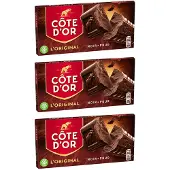 Côte d'Or chocoladereep puur - 400g x 3