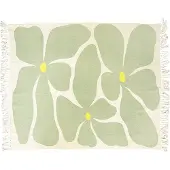 Unique living plaid melia tea green -125x150cm