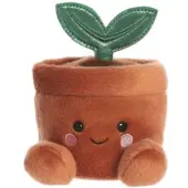 PALM PALS Terra Potted Plant Pluche Knuffel 15 cm - Bloem Potplant