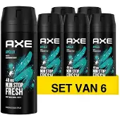 Axe Apollo Deodorant - Voordeelverpakking 6 x 150 ml