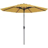 Madison Paros 2 luxe stokparasol - 300 cm. - geel