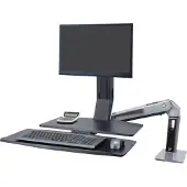Ergotron zit-sta werkplek single monitor WorkFit-A Dual - zwart