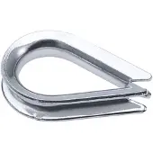 Talamex Thimble 15 Units Zilver 10 mm