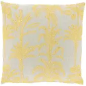 Unique living sierkussen tilly lemon yellow -45x45cm