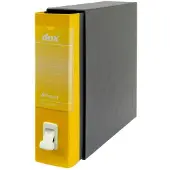 Rexel D26206 ringband Foolscap Zwart, Geel