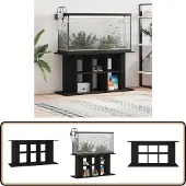 vidaXL Aquariumstandaard 120x40x60 cm bewerkt hout zwart