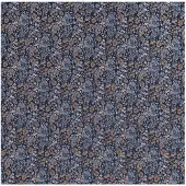 Tresanti | EMILE | Zijden pochet bloemen | Blauw