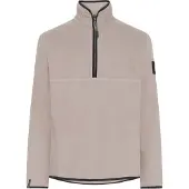 Didriksons Hannes Half-Zip Sweater Heren Ash Brown XL