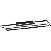 Eglo connect.z Calagrano-Z Smart Plafondlamp - 64 cm - Zwart/Wit - Instelbaar RGB & wit licht - Dimbaar - Zigbee