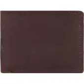 Jack kinsky Monterey 104 Portemonnee RFID-bescherming Leer 10.5 cm - Jongens - Horizontaal - mokka