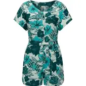 Ragwear Jumpsuit 'Salwin' turquoise / pastelblauw / spar / donkergroen