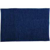 MSV Badkamerkleed/badmat voor op de vloer - petrol blauw - 40 x 60 cm - Microvezel - Badmatjes