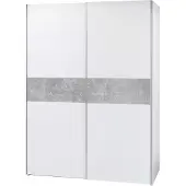 Emob Puls kledingkast houtmateriaal decoratief folie 2 deuren 170x195x59 cm