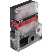Epson LC-2RBP9 - 9m zwart op pastel rood / gelamineerd tape / 6mm (origineel)