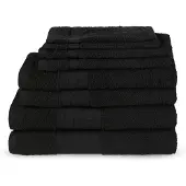 Good Morning Badgoedset 100% katoen - black - 8 delig