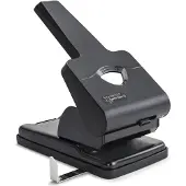 Rapesco HD865-P Heavy Duty perforator zwart 2-gaats (63 vellen)